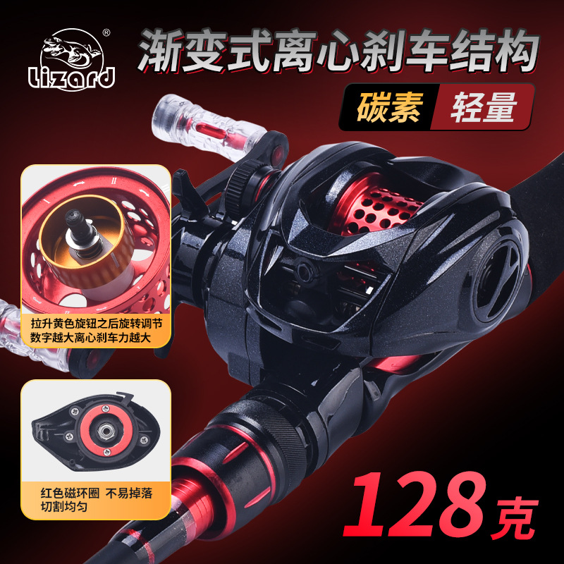Ice Fishing Line - รอกเบทคาสติ้งไมโครคาร์บอนน้ำหนักเบาพิเศษ ตีเหยื่อได้ไกลและลื่นไหล พร้อมระบบเตือนแรงดึง ใช้ได้ทั้งมือซ้ายและขวา เหมาะสำหรับตกปลาในน้ำจืดและน้ำแข็ง