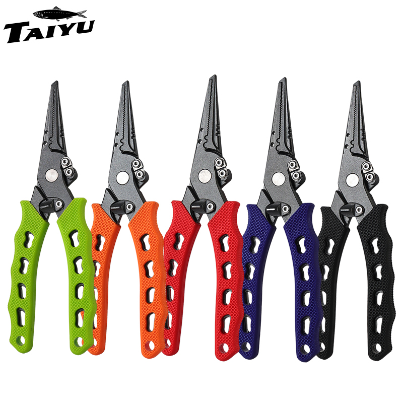Fishing Line Cutter - คีมตกปลา TAIYU 5 สี ทำจากสแตนเลส ใช้ตัดสาย