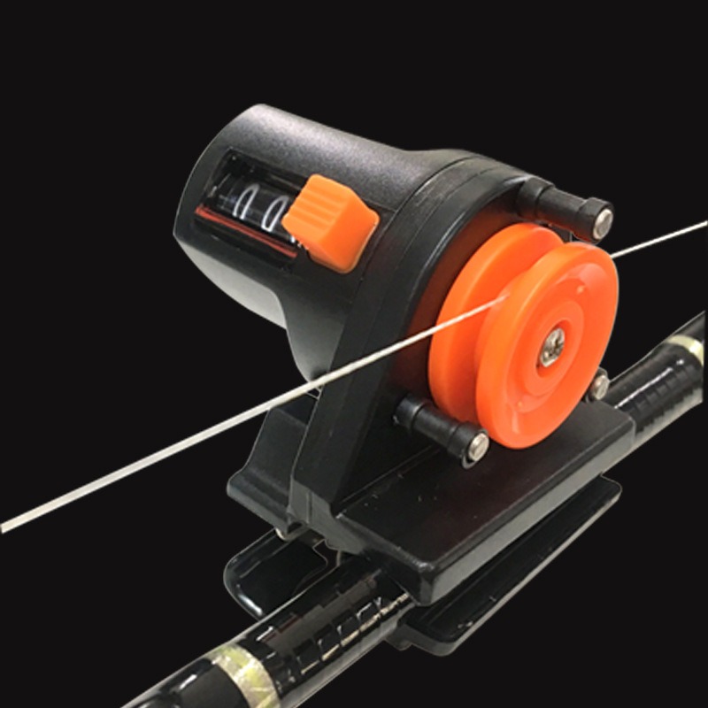 Fishing Line Winder - สายตกปลาเคาน์เตอร์ 0-999M สายตกปลาความลึกเคาน์เตอร์ Finder เครื่องมือ Tackle