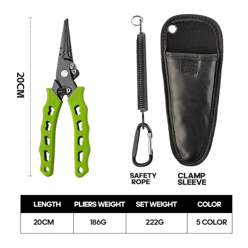 คีมตกปลา TAIYU 5 สี ทำจากสแตนเ - Fishing Line Cutter บทวิจารณ์และราคา
