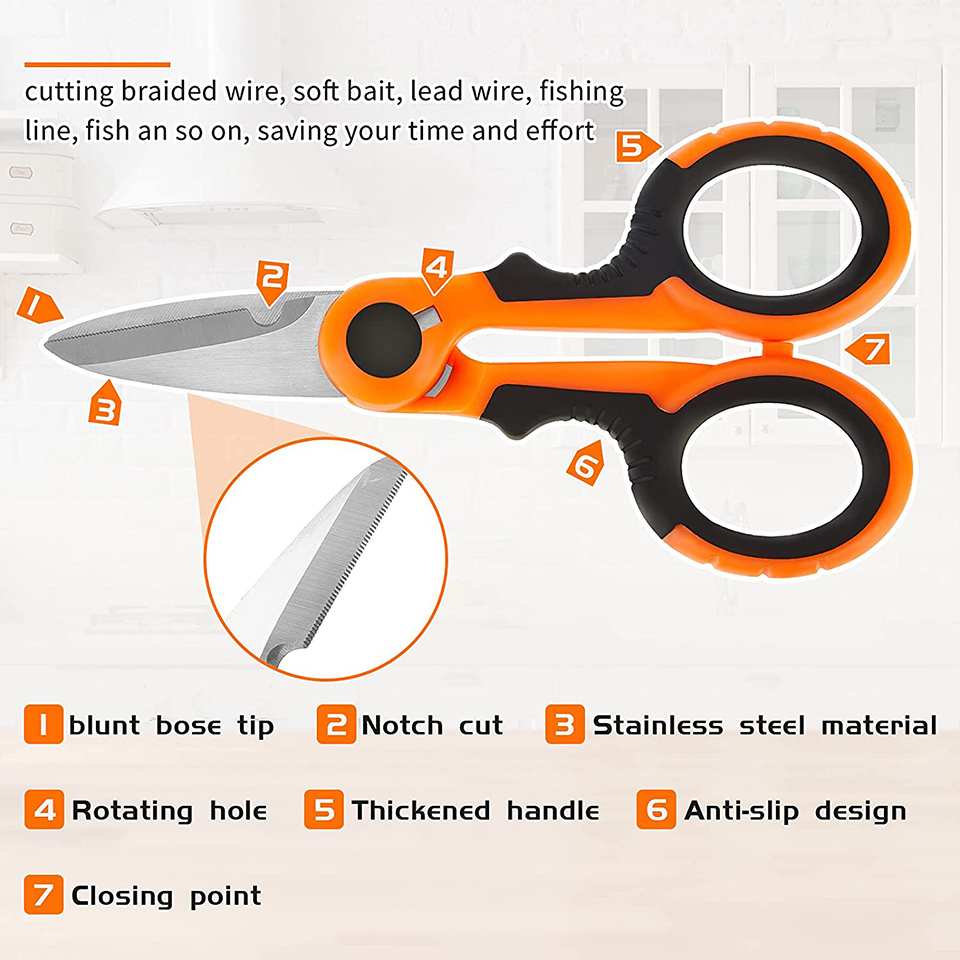 เดินปลาญี่ปุ่น420สแตนเลสถักเอ็ - Fishing Line Cutter บทวิจารณ์และราคา