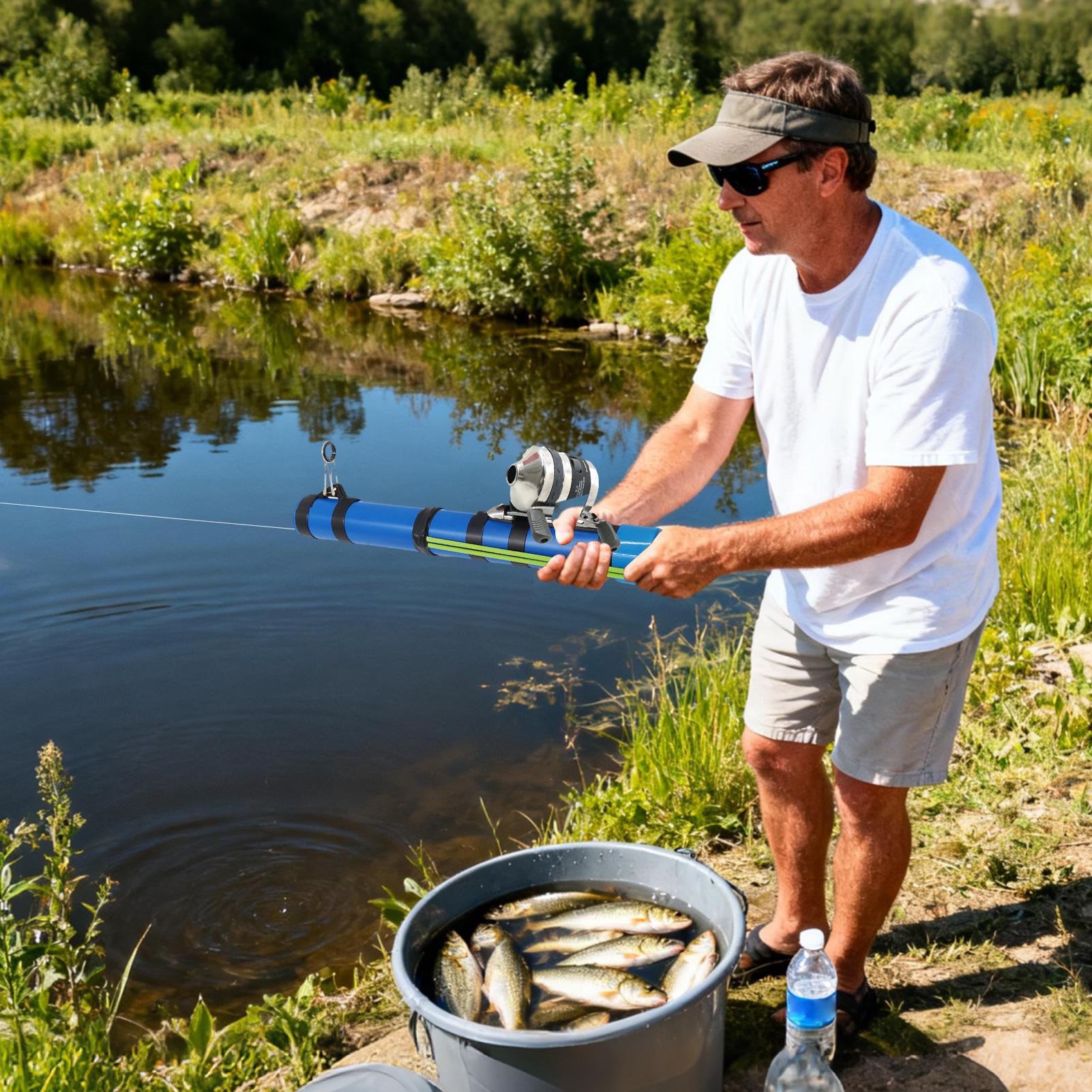 คันเบ็ดแบบหนังสติ๊ก ดีไซน์กะทั - Fishing Line Spool บทวิจารณ์และราคา