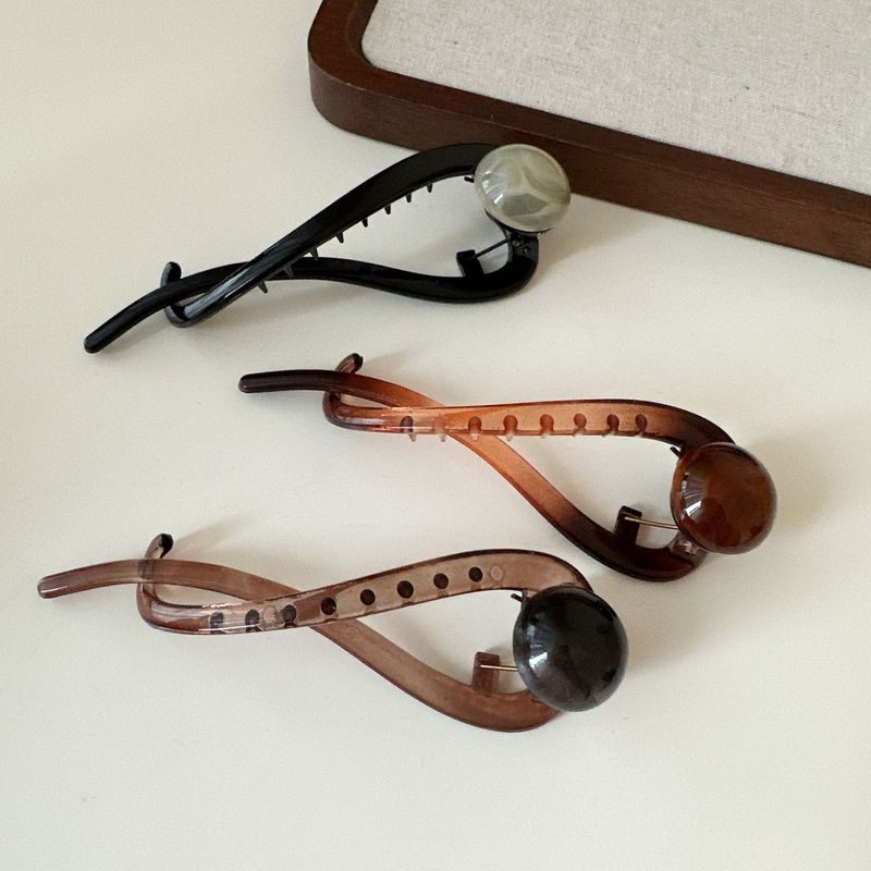 คลิปหนีบผมไข่มุกสีเดียวแบบเรีย - Tippet Line บทวิจารณ์และราคา