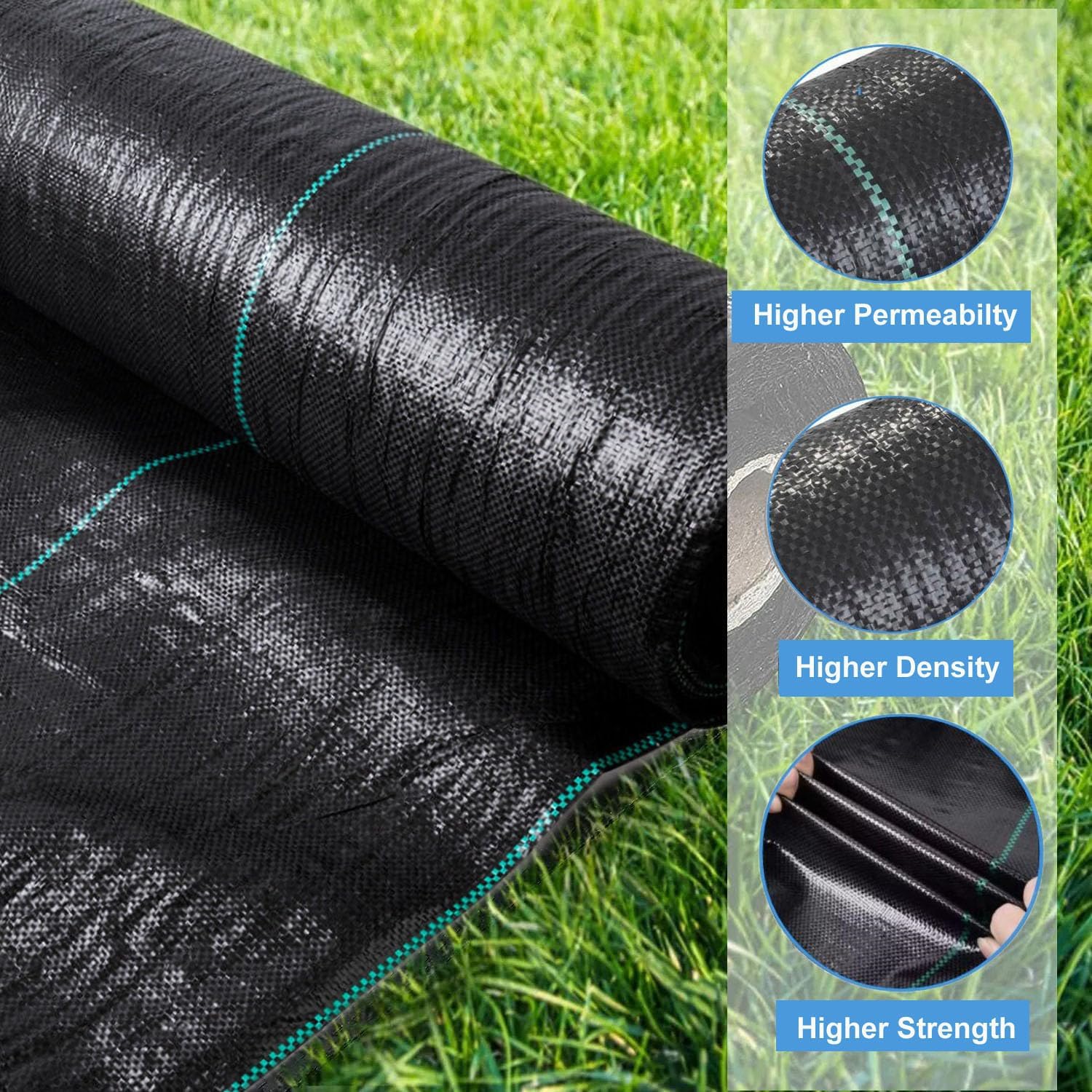 ผ้าปูพื้นกันวัชพืชสำหรับงานหนั - Copolymer Line บทวิจารณ์และราคา