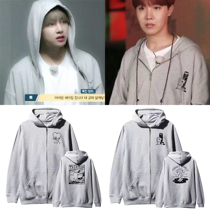 เสื้อฮู้ด Kawaii BT21 เสื้อกัน - Tippet Line บทวิจารณ์และราคา